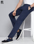Navy Cotton Imported Stuff Pant Smart Fit